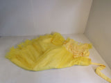 Designer Dress Yellow Polyester Vicose Female Adult -- Used