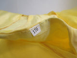 Designer Dress Yellow Polyester Vicose Female Adult -- Used