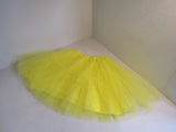 Designer Mini Tutu Skirt Yellow Female -- New