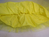 Designer Mini Tutu Skirt Yellow Female -- New