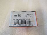 Dorman 3/8-in Cup Expansion Plug Lot of 10 555-115 Steel -- New