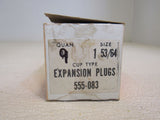 Dorman 1-53/64-in Cup Type Expansion Plugs Lot of 9 555-083 -- New