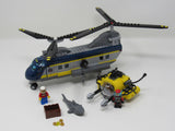Lego City Deep Sea Helicopter 60093 -- Used