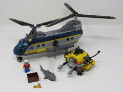 Lego City Deep Sea Helicopter 60093 -- Used