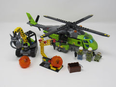 Lego City Volcano Supply Helicopter 60123 -- Used