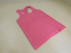 Lululemon Athletics Tank Top Pink Racerback Reversible Luon Female Size 6 -- Used