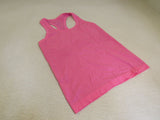 Lululemon Athletics Tank Top Pink Racerback Reversible Luon Female Size 6 -- Used