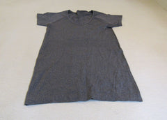 Lululemon Athletics T-Shirt Dark Gray Scoop Neck Luon Female Size 6 -- Used
