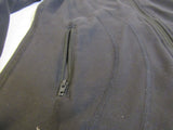 Lululemon Athletic Zip Up Sweatshirt Black Luon Female Size 6 -- Used