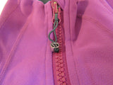 Lululemon Athletic Zip Up Sweatshirt Magenta Luon Female Size 8 -- Used