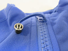 Lululemon Athletic Zip Up Sweatshirt Periwinkle Blue Luon Female Size 8 -- Used