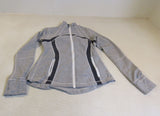 Lululemon Athletic Zip Up Sweatshirt Gray Luon Female Size 8 -- Used