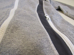 Lululemon Athletic Zip Up Sweatshirt Gray Luon Female Size 8 -- Used