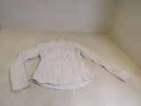 Lululemon Athletic Zip Up Sweatshirt Off White Luon Female Size 8 -- Used
