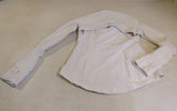 Lululemon Athletic Zip Up Sweatshirt Off White Luon Female Size 8 -- Used