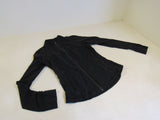Lululemon Athletic Zip Up Sweatshirt Black Luon Female Size 8 -- Used