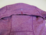 Lululemon Athletic Zip Up Sweatshirt Magenta Plum Luon Female Size 8 -- Used