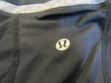 Lululemon Athletic Pull Over Hoodie Black/Gray Luon Female Size 8 -- Used