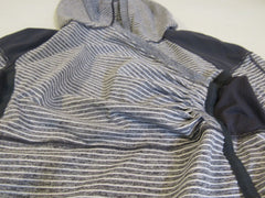 Lululemon Athletic Pull Over Hoodie Gray Luon Female Size 8 Striped -- Used