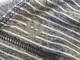 Lululemon Athletic Pull Over Hoodie Gray Luon Female Size 8 Striped -- Used