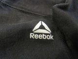 Reebok Athletic Zip Up Hoodie Black Cotton Female Size M -- Used