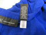 INC Blouse Royal Blue Rayon Polyester Female Size M -- Used