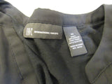 INC Blouse Black Rayon Polyester Female Size M -- Used