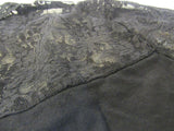 INC Blouse Black Lace Top & Sleeves Female Size M -- Used