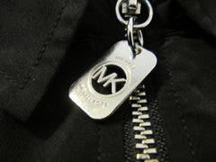 Michael Kors Dress Shirt Black Full Zip Rayon Spandex Female Size M -- Used