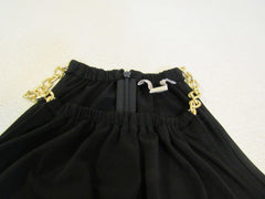 Michael Kors Black Gold Accent Zip Back Female Size M -- Used