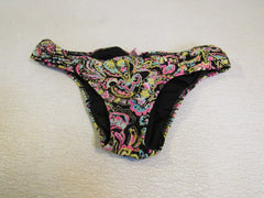 Victoria Secret Swim Bikini Bottoms Nylon Elastane Female Size S Multi-Color -- Used