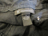 INC Shorts Black Pockets Linen Female Size 4 -- Used