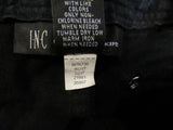 INC Shorts Black Pockets Linen Female Size 4 -- Used
