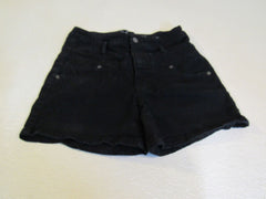 Massimo Denim High-Rise Short Black Cotton Spandex Female Size 8 -- Used