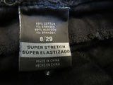 Massimo Denim High-Rise Short Black Cotton Spandex Female Size 8 -- Used