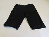 Massimo Denim Mid-Rise Bermuda Black Cotton Polyester Lycra Female Size 8 -- Used