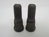 Standard Lot of 2 Wheel Studs Serrated -- New