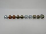 Standard Lot of 10 Misc Lug Hex Nuts -- New