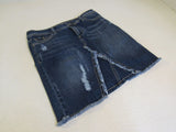 INC Denim Regular Fit Skirt Blue Cotton Polyester Spandex Female Size 4 -- Used