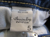 American Rag Denim Bermuda Shorts Blue Cotton Polyester Female Size 5 -- Used