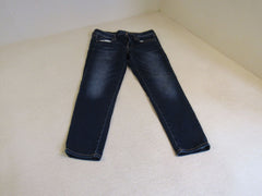 American Eagle Leggings Crop Blue Super Stretch Cotton Polyester Female Size 6 -- Used