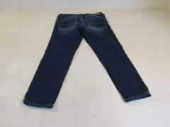 American Eagle Leggings Crop Blue Super Stretch Cotton Polyester Female Size 6 -- Used