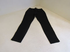 INC Pant Black Back Pockets Rayon Nylon Spandex Female Size 4 -- Used