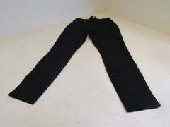 INC Pant Black Back Pockets Rayon Nylon Spandex Female Size 4 -- Used