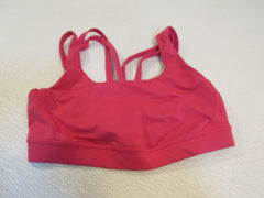 Lululemon Athletic Sports Bra Rose Red Racerback Luon Female Size 8 -- Used