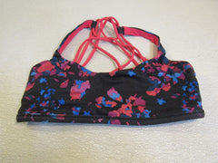 Lululemon Athletic Sports Bra Multicolored Racerback Luon Female Size 6 -- Used
