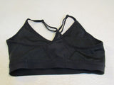 Nike Dri-Fit Sports Bra Black Racerback Adjustable Straps Female Size M -- Used