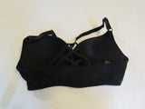 Victoria Secret Push Up Bra Black Racerback Nylon Elastane Female Size 34D -- Used