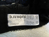 b.temptd Bra Black with Blue Accent Padded Nylon Spandex Female Size 34D -- Used