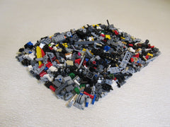 Lego 1-lb 2-oz Moving Parts Assortment Hinges Joints Jumpers Technic Bricks Cross Blocks and Connectors Pins and Axle Pins 796-102822 -- Used